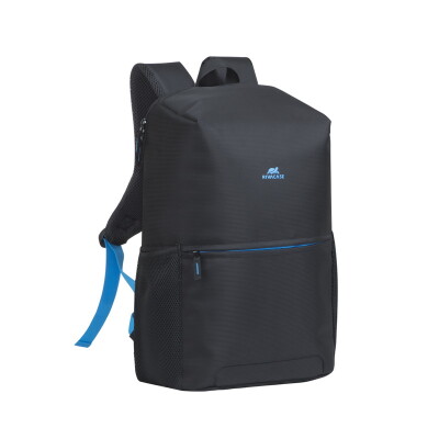 RivaCase 8067 Regent black Full size Laptop backpack 15.6" Τσάντα μεταφοράς Laptop